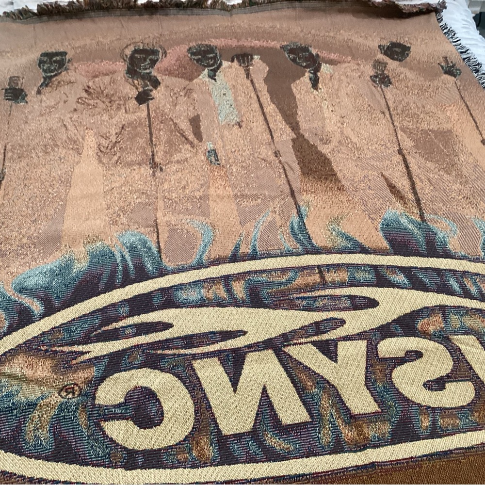 🔵 Vintage & New “NSYNC Live" Throw Blanket Afghan - Highly Collectible - Rare - Picture 6 of 9